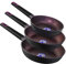 Cecotec Set de Sartenes Polka Experience 18-22-26 Bucket Set Titan. Diámetro 18-22-26, Aluminio Fundido, Revestimiento Antiadherente, Apta para todo tipo de Cocinas y Lavavajillas