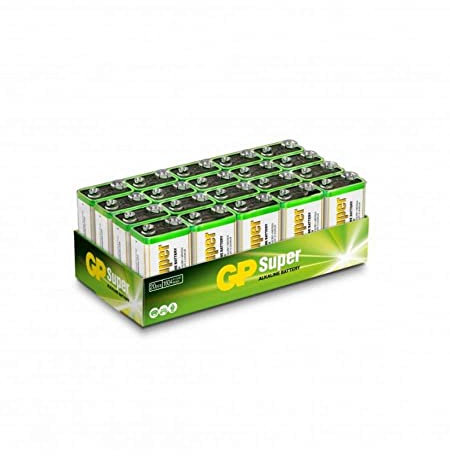 Batteria Super Alcalina 9V (Confezione 20 Pezzi)