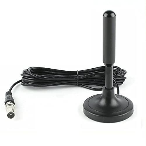 GWAY High Gain Freeview TV Aerial - HD Portable Indoor/Outdoor Digital HD Antenna for USB TV Tuner/DVB-T Television/DVB-T2 Television/DAB Radio With Magnetic Base