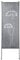 finehomegarden Stele Metall grau Sichtschutz XXL Dolde H202xB64cm Windschutz Dekowand Garten