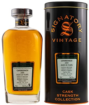 Caperdonich 2000/2021, 20 Jahre, Sig CS - Cask No. 29503