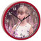CreaDesign, Wanduhr Kinder personalisiert mit Name, Motiv individuell, Rahmen Wanduhr rot, Ø 19,5 cm