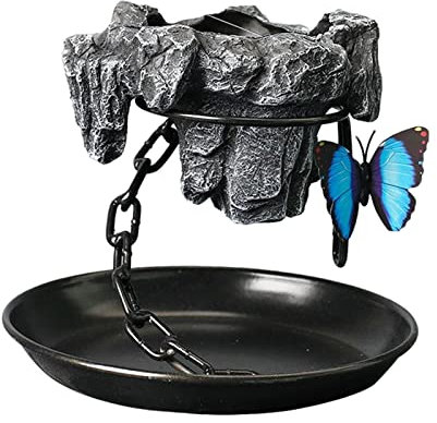 perfk Blumentopf mit Drainage, Desktop, er Behälter, Sukkulententopf, Blumentopf für Garten, Zimmerpflanzen, Dekorationen im, Rund mit Steingarten