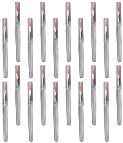 FRCOLOR Einweg- Make- Up- Applikator. 20Pcs Lippenstiftbürsten Lippenstiftpinsel mit Kappe Lippenbürste für Lippenstift Lippenstiftpinsel Lipgloss Make- Up Lippenbürsten Einweg