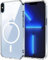 ZCSK Magnetic Mag-Safe iPhone X & XS Case 5.8-Inch Clear TPU Transparent with Shock Absorption Proof Anti Scratch Resistant Bumper Protective Crystal Cover Design Compatible for iPhone X & XS…