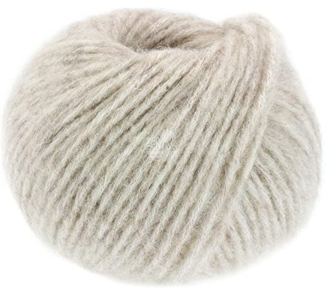 LANA GROSSA Ecopuno Chunky | Superleichtes, flauschiges Effektgarn mit Baby Alpaka | Handstrickgarn aus 33% Schurwolle (Merino) & 19% Alpaka | 50g Wolle zum Stricken & Häkeln | 70m Garn FB 113