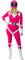 Funidelia Déguisement Power Ranger Rose pour femme, Licence Officielle, Taille S Films et Cinéma, Super héros - Costume pour Adultes pour les fêtes, le Carnaval et Halloween