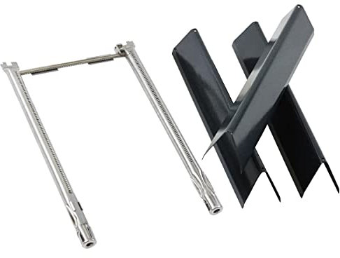 Spirit e210 7635 Flavorizer Bars und 69785 67024 Brenner für Weber Spirit I & II 200 Spirit E210 E220 S210 S220 GS4 200 mit Frontsteuerung, Grillersatzteile für Weber Spirit 2 E210 Grillteile