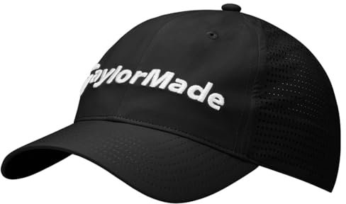 TaylorMade Herren Evergreen Litetech Cap 2024 Verschluss, Schwarz, Einheitsgröße