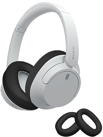 Silikon-Schutzhülle für Sony WH-CH720N kabellose Kopfhörer, Sony WH-CH720N Bluetooth On-Ear-Headset, kratzfeste Ohrpolsterabdeckung, Sony Headset, weiche Haut, Zubehör, Schwarz