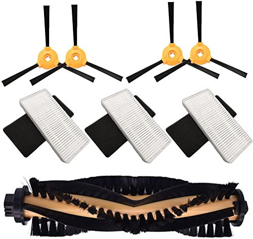 Accesorios de repuesto para Ecovacs para Deebot D710 D715 500 501 Filtro de aspiradora robot, incluye filtros Hepa cepillos