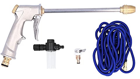 Varita de Lavadora Eléctrica de Alta Presión, Pulverizador de Varilla Portátil, Manguera Universal, Pistola de Agua A Presión, Pulverizador de Limpieza de Ventanas para Lavado de Jardín de Automóviles