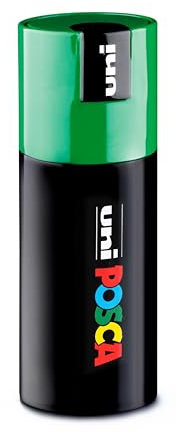 Posca - UniPosca Komplettset mit 9 Filzstiften mit feiner Spitze 0,7 mm, sortiert Schreibwaren und Schreibwaren, Acrylstifte Stoff und jede Oberfläche, wasserfeste Farben, mischbar, Geschenkideen,