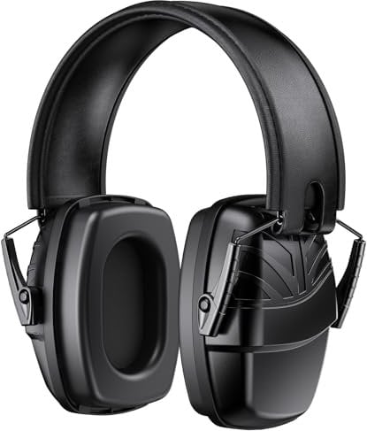 Link Dream Cascos Antiruido, Proteccion Auditiva Cascos para Adultos e Niños 35dB SNR Aislante de Ruido Profesional, Cascos Insonorizados para el Tiro, Jardinería, Estudiar, Trabajo de Construcción