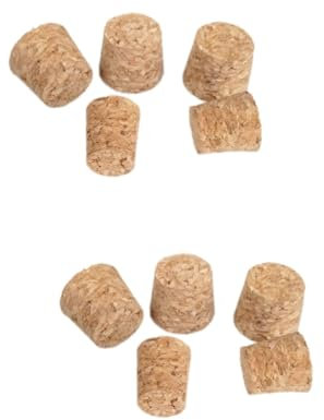 TOPBATHY 40 Stk Korkstopfen Spirituosenflaschen aus Kork basteln Weinkorken versiegeln Weinstopper bierhut bier hut Bierflaschenverschluss konischer Kork Keramik Verschlussstopfen Bambus