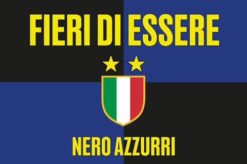 BANDIERA INTER FIERI NEROAZZURRI CALCIO (100 X 150 cm)