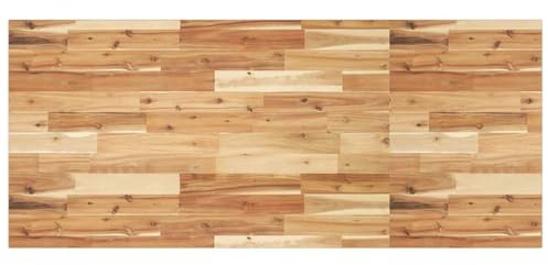 vidaXL Tablero Escritorio Madera Maciza Acacia sin Tratar 140x60x2 cm, encimera, encimera de baño, encimera de Garaje, encimera de Cocina