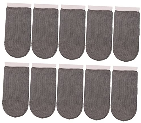 Mikinona 10 Stück Fingerschutz Angeln Gaming Fingerhüllen aus Faser mit Schnelltrocknender Funktion zur Verbesserung der Spielskills für Professionelles Gaming