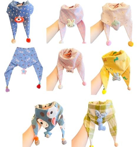 Watreketal Halstuch,2-10Y Weicher Schal Cartoon für Dreiecksschal Kinderkragenschal Halswärmer Baumwolle Lätzchen Halstuch Nackenschutz Kinder