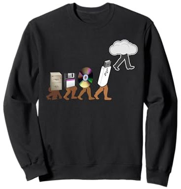 90's Technology Decade Old Gadgets Retro Vintage Tech Sudadera