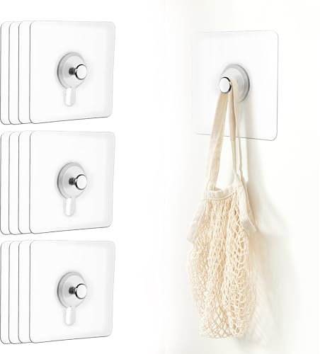 Klebenagel,Bilder Aufhängen Ohne Bohren,Klebehaken Bilderrahmen, Bildaufhänger Selbstklebend für Bilder, Poster, Fotos, Dekorative Gemälde (12 Pcs)