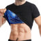 DiULi Sauna Anzug Herren, Herren Sauna Shirt Kurzarm, Schweiß Sauna Shirt Männer Rundhalsausschnitt, Sweat Schwitzen T-Shirts Für Herren Männer, L