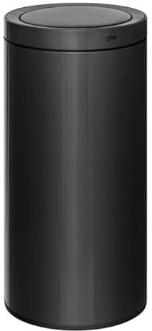 Paris Prix FIVE Simply Smart - Poubelle de Cuisine Automatique en Métal Delta 40L Noir