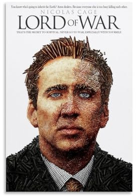 WJYCHEND Lord-of-War-Poster, Film- und TV-Serie, Wand-Dekoration, 30 x 45 cm, ohne Rahmen