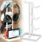 MINGZE Porta Cuffie, Porta Joystick Universali Accessori Gaming, Supporto Cuffie con Organizzatore Stand da Tavolo Organizer, Porta Cuffie da Scrivania per Xbox One PS4 PS5 PC