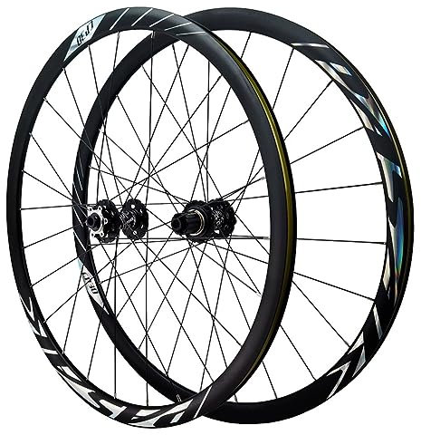 700c Laufradsatz Scheibenbremsen-Felgen Naben Mit Abgedichtetem Lager Unterstützt 12-Gang-Kassette Steckachse Vorne 12 * 100mm Hinten 12 * 142mm XD Kassettenkörper(Black_700c)