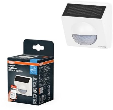 OSRAM SMART+ WIFI Outdoor-Bewegungsmelder in Weiß, IP65-Schutz, für Smart-Home-Anwendungen im Außenbereich