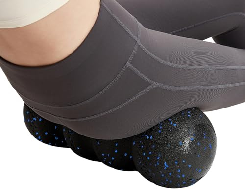 Yoga Foam Roller Pilatesrulle i Skum för Muskelmassage | Vågformad Muskelåterhämtningsverktyg för Armar Kropp Rörelse Gym Tillbehör