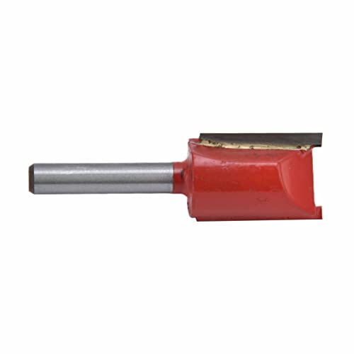 Brrnoo Router -Bit, 1/4in -Schaft Gerade Bit für CNC, Holzbearbeitungswerkzeuge Flush Trimm Router , Gerade Legierungs Stahlschneider für Holz, MDF (1/4''*18mm)