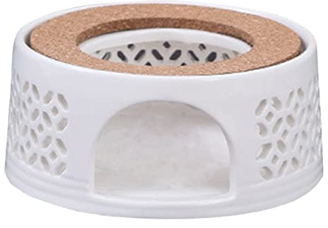Hohopeti Teapot Warmer Candle Holder Tea Heating Tool and Teapot Heater Base for Heat Preservation Non Slip Stove for Home Office Tea House Restaurant Use
