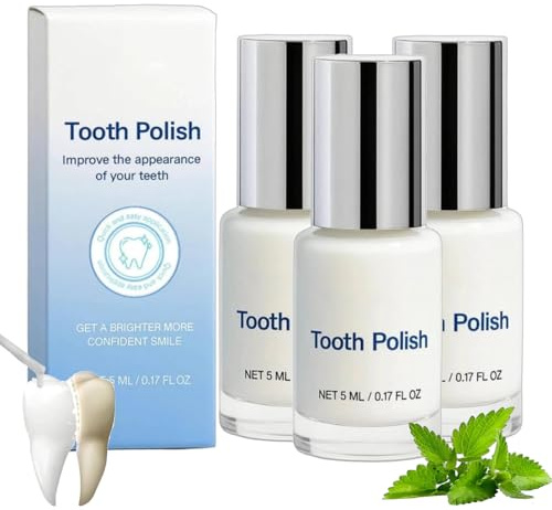 Misthair Vernis Dentaire Blanc, Peinture De Blanchiment Des Dents, Vernis Blanchissant Les Dents, Blanchisseur De Dents, Peinture Blanchiment Dentaire, Pour Elimination Des Taches Dentaires (3PC)