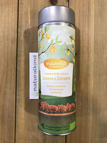 NEAVITA SILVER TIN TISANA Limone e Zenzero 80 gr
