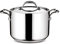Lagostina Accademia Lagofusion 011116020522 - Olla (acero inoxidable, 22 cm (5,3 L) y tapa para todo tipo de fuegos, incluida inducción, mango remachado resistente Italia)