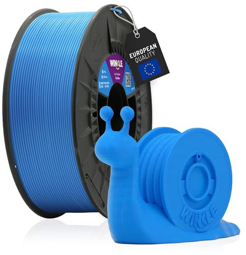 WINKLE PLA HD Filament 1.75mm Himmelblau, 300g Spule, 3D Drucker Filament Kompatibel mit FDM Druckern, 3D-Druckmaterialien, Maßgenauigkeit +/- 0.05mm, Bioabbaubar Leicht zu Bedrucken