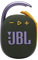 JBL Clip 4, Green - Altavoz portátil Bluetooth 5.1 - Hasta 10 horas de reproducción - Impermeable y resistente al polvo - Incluye altavoz con cancelación de ruido y eco