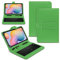NAUC Tablet Hülle kompatibel für Samsung Galaxy Tab A7 10.4 2020 Tasche Tastatur Universal Schutzhülle Keyboard QWERTZ Layout, Farben:Grün