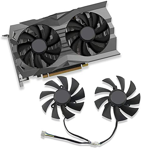 Dotodo 87MM GA92A2H 0.35A GTX 1660 1660Ti graphics fan for Zotac GeForce RTX 2060 2070 SUPER Mini Video Card Cooling Fan (Fan-AB)
