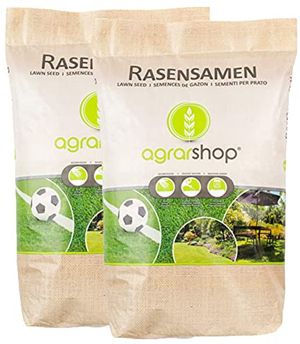 Agrarshop Rasensamen Nachsaat 20 kg Rasensaat Rasenreparatur Reparaturrasen