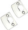 4-teilige Edelstahl-Schlagplatte, Sicherheits-Verschluss Türschloss Schnallenplatte, Tür-Sicherheits-Schlagplatten Mortice Lock Platten für Qrity Türschloss ASIN # B0899RSBSC, B0B24Q159W, B0B24SK2ZR.