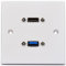 AV:Link | Plaque murale multimédia avec prises HDMI 8K et USB 3.0