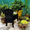 TTiiLoe Niedlicher Hunde-Pflanztopf, Mops-Pflanztöpfe, PVC-Kräutergarten-Blumentöpfe, Cartoon-Hunde-Pflanztopf, Geschenke für Tierliebhaber, 24x18cm/9.44x7.08in