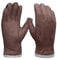 MGGMOKAY Herren Hirschleder Handschuhe Touchscreen Mit Kaschmirfutter,Sattel,L
