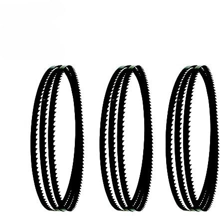 XWTOOL 3 Stück 1490 mm Bandsägeblatt / (6 mm, 10 mm, 12 mm) / 0,36 mm / (4 T, 6 T, 14 T) for Bandsäge BASA 1 schappach (Color : 1490x12x0.36mm 4T)