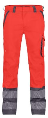 DASSY® Minnesota Stretch-Warnschutzbundhose - Größe 52 - NEONORANGE/DUNKELBLAU