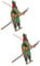 BESTonZON 2St Marionetten-Schattenspiel-Ornament Marionette für Kinder Schattenfiguren für Kinder Kinderspielzeug Spielzeug für Kinder Spielzeuge Puppen traditionelles Schattenspiel Puzzle