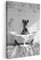 MuchoWow© Impression sur Toile Photo Peinture 20x30 cm Tableau Decoration Murale Chambre Salon Maison Deco Cuisine Zèbre - Bain - Salle de bain - Noir et blanc